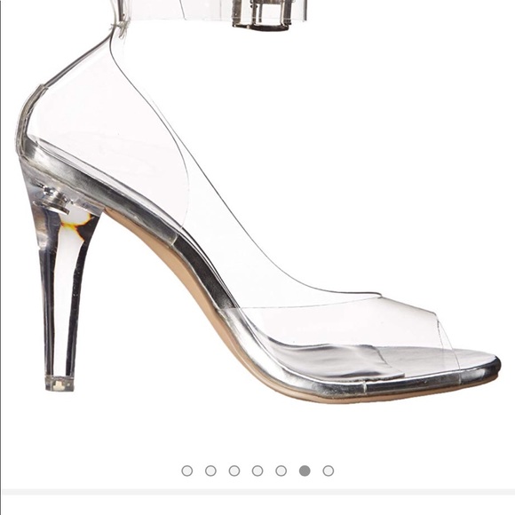 Fabulicious Clear Heels Size 10 CLE430/C - Picture 2 of 8